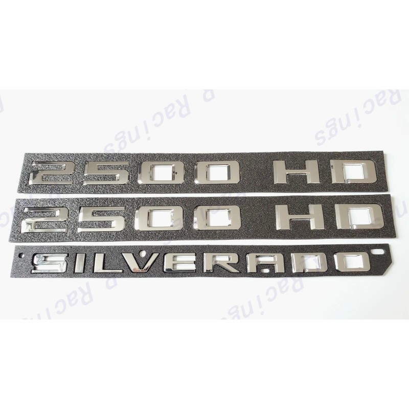 GM Auto Chrome Doors 2500HD Tailgate Silverado Hood Duramax Emblems