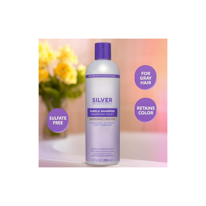 Jhirmack Shampoo Silver Plus Ageless 12 Fl Oz (3 Pack)