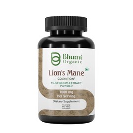 Hongo Melena de León para la Cognición (60 Cápsulas) Cápsulas de Extracto de Hongo Melena de León en Polvo  Suplemento para el Cerebro, Vitaminas...  