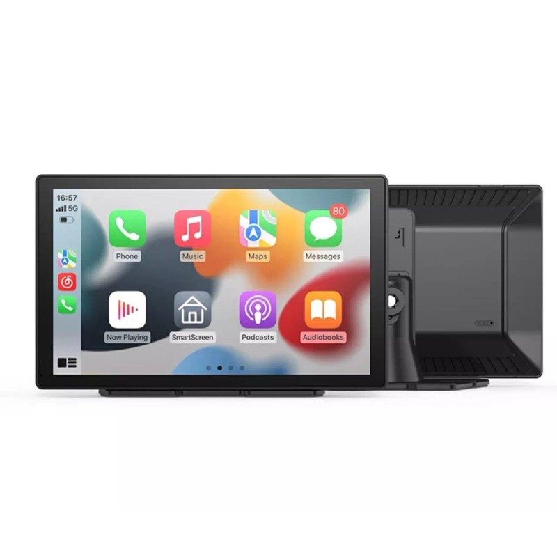 Wireless Apple CarPlay + Android Auto With 9” Touchscreen Monitor