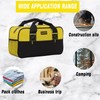 FASTECH 14 Inch Zipper Tool Bag, Small Wide Mouth Tool