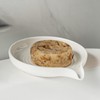 Self Draining Soap Dish, Ceramic Drain Soap Holder Waterfall Design