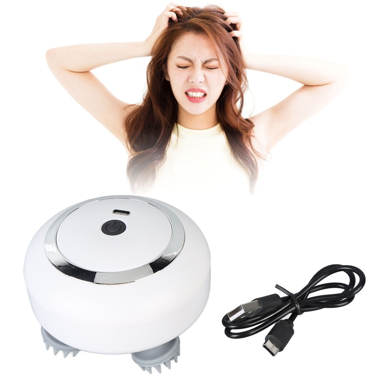 Rechargeable Head Scalp Massager 3 Gears Multifunctional Electronic Scalp Massager