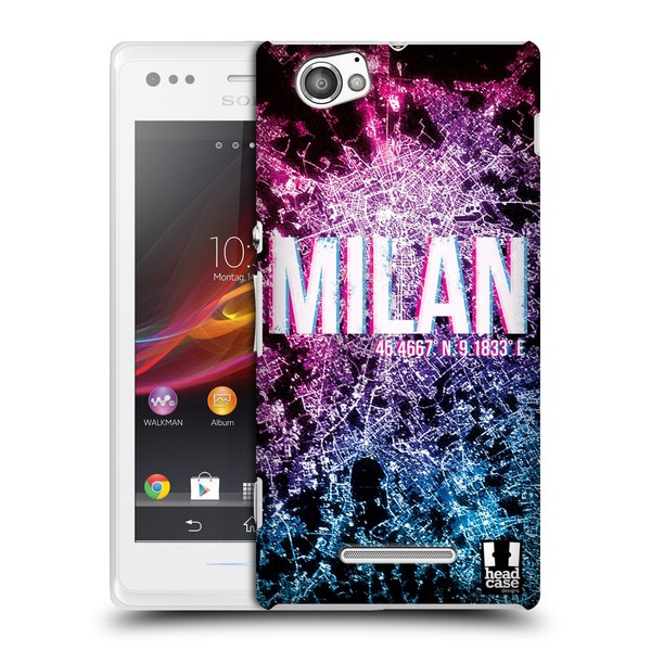 Head Case Designs Milan City Lights Hard Back Case for