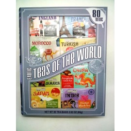 Exotic Teas Of The World 80 Bags - Makes A Great Gift - 10/26 NEW