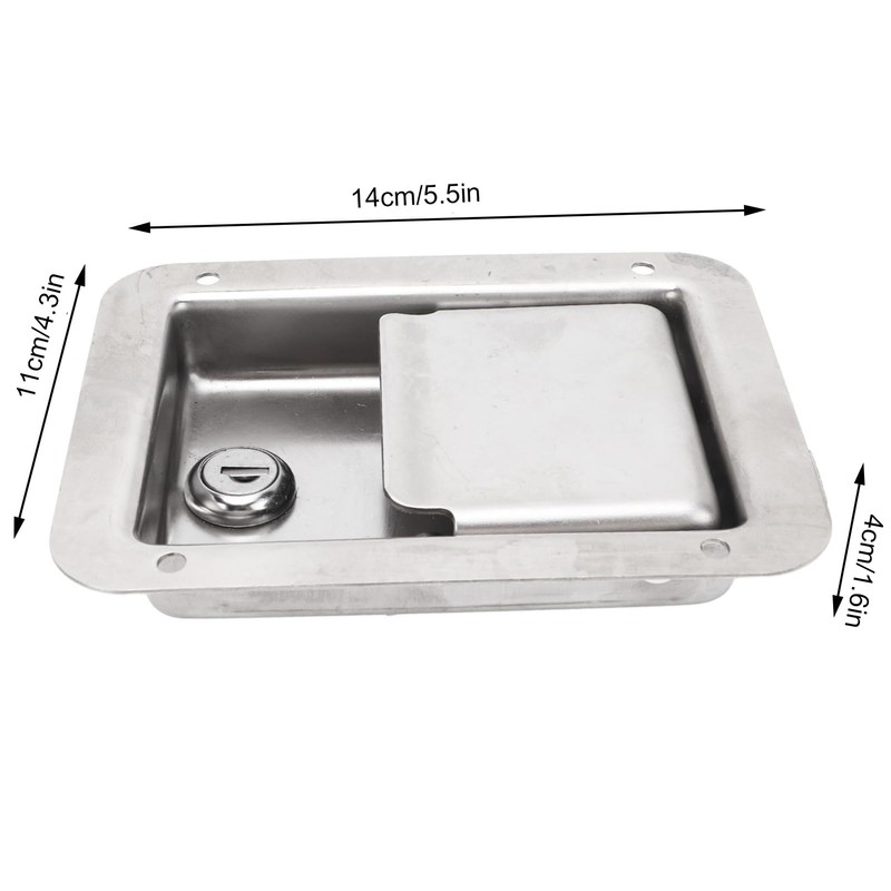 KIMISS Truck Tool Box Latch, Stainless Steel Toolbox Lock RV