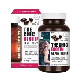 Abottle of Nature About the Chic Biotin 60 Capsules / 어바틀 더 시크 비오틴 60캡슐