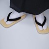 TOuWA Detron Broad Tabi Socks, 4 Pieces, Kofobe, White, 8.7