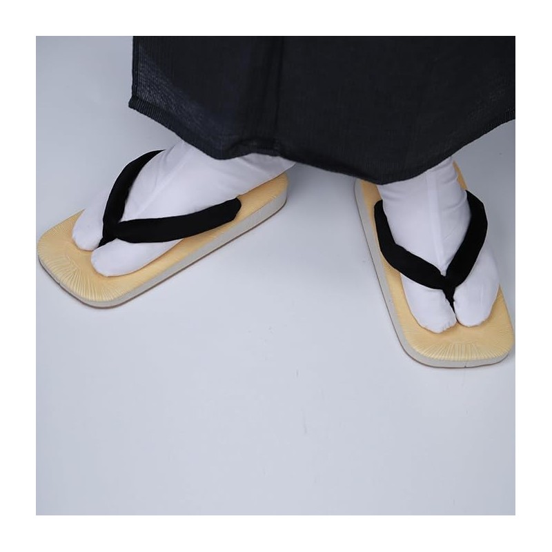 TOuWA Detron Broad Tabi Socks, 4 Pieces, Kofobe, White, 8.7