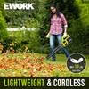 Leaf Blower Cordless 20V Powerful Electric Leaf Blower with 2x4.0Ah
