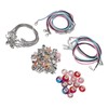 Charm Bracelet Making Kit Basic Bracelets Colored Beads Pendants Jewelry