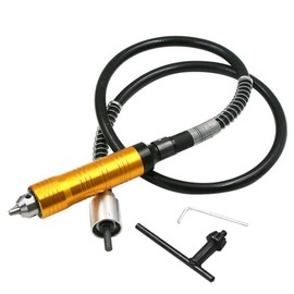 Gasea 6mm Electric Grinder Soft Flexible Drill Extension Shaft with 0.5-6.5mm Key Chuck for Rotary Grinder Tool