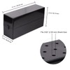 30 Holes Black Rectangle Nail Drill Bit Holder Stand Display