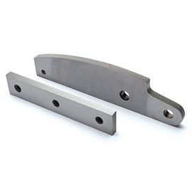 Eastwood 8 in. Bench Shear Upper and Lower Replacement Blades Metal Tool Steel