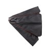 CENPEK Car Shift Knob Cover-Universal Stitch Black PVC Leather Manual
