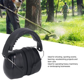 Topyond Shooting Earmuff Ear Hearing Protection NRR 28DB Sound Proof Earmuffs Mute Insulation Noise Canceling for Shooting Sleeping Learning Black