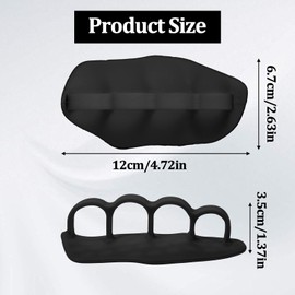 TIESOME 2Pcs Anti-Slip Workout Fitness Grips for Weightlifting, Deadlifts Palm Protection Gym Lifting Gloves for Weight Lifting Workout GlovesTraining and Exercise for Men Women(Black)