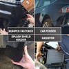 JNNJ Pack of 100 Nylon Car Mounting Clips, Car Expanding
