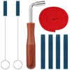 DMZK 8 Pieces Piano Tuning Kit Tools, Includes Tuning Band,