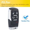QIXIUBIA Keyless Entry Remote for Ram Key Fob Cover Protective