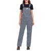 HISEA Women's Hickory Stripe Bib Overalls, Womens Relaxed Fit Overalls