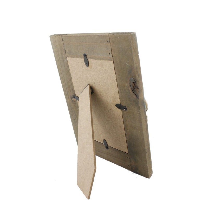 Zhenzan Frames 4x6 Inches Nautical Wood Picture Frame with Jute