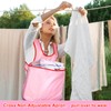 lasuroa Laundry Apron with Bag, 79 x 55 x 2