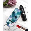KLLRO RUO Chapstick Holder Keychain Fashion Lipstick Sleeve Lip Balm