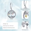 Eusense Tree of Life Earrings 925 Sterling Silver Earrings Jewellery