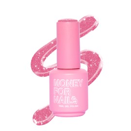 Money For Nails Soak Off UV LED Gel Nail Polish - Wears Up To 3 Weeks - Chip Resistant, No Peeling, Vegan Formula, 15mL (Sweet Baby)