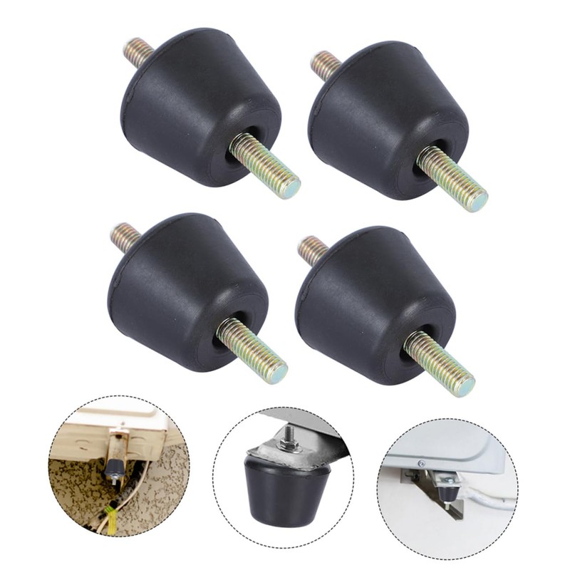 LABRIMP 2pcs Shockproof Base Pads for Air Conditioner Vibration Rubber