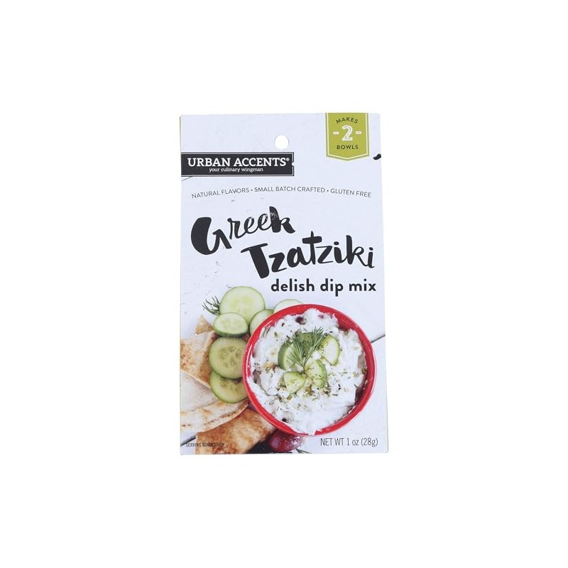Urban Accents Greek Tzatziki Delish Dip Mix 2 Pack