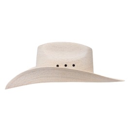 Stetson SSSQRE-7940 Square Eyelets Reg Oval Hat (US, Numeric, 7 3/8, Natural)
