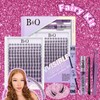 B&Qaugen Fairy Manga Lash Kit l Invisible Band with 144pcs