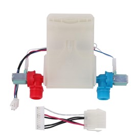 Emptty W11210459 WTW4816FW2 Washer Water Inlet Valve Replacement for Whirl-pool Replacement for Kenmore Replaces AP6329217 W10701459 W11210459VP W10838319 PS11757114 W10869799 W11025984 W11038711
