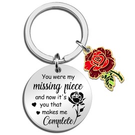 Cxulquvs Romantic Keychain Gifts for Wife Girlfriend Best Birthday Christmas Anniversary Valentines Day Gift Ideas for Lovers Female from Husband Best Love Gifts for Her