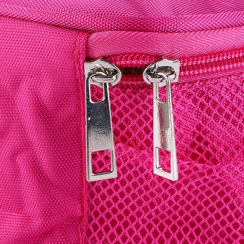 Girls Ballet Dance Embroidered Backpack Kids Shoulder Sports Bag(Rose Red)