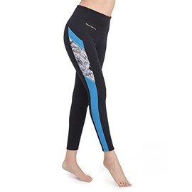 Wetsuit Pants Women Swim Tights 2mm Neoprene High Waisted Outdoor Water Sport Leggings Keep Warm for Surfing Diving Snorkeling Swimming Canoeing Sailing Paddling (New Versions, XL)