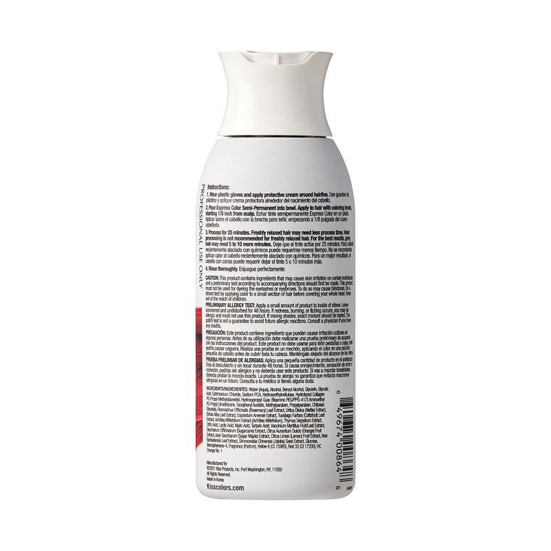 Kiss: Express Semi Permanent Hair Color - Truly Red K48-Truly