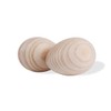 Pure Cypress Egg Self-Massage Ball 2-Piece Set Solid Wood Acupressure Balls / 순수 편백나무 에그 셀프 마사지볼 2p세트 원목 지압공