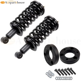 auspartshouse 2" Front For 2004-2015 Nissan Titan Leveling Lift Kit & Complete Struts Shock