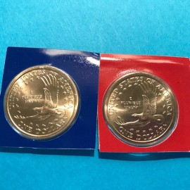 2008 P&D Sacagawea Dollar Coins Unc   FREE SHIP