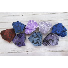 KissTies 2.4'' Skinny Tie For Men Royal Purple Slim Necktie + Gift Box