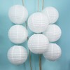 Tmade 12 Pack 10" White Paper Lanterns for Birthday Baby