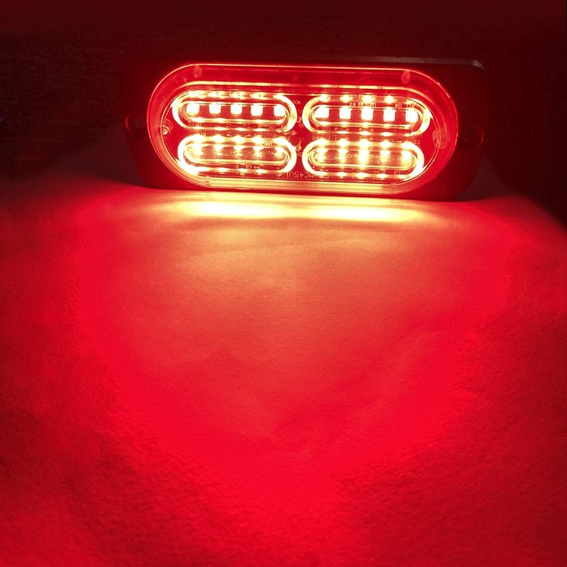 Teguangmei 12-24V 20-LED Super Bright Emergency Strobe Warning Caution Hazard