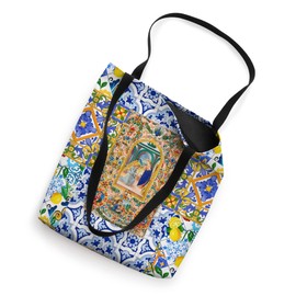 Mediterranean art,maiolica,tiles,lemons, Tote Bag