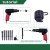 Keadic 7 Pcs Air Hammer Rivet Bit Set, Heavy Duty