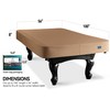 BEARCOVER Heavy Duty Leatherette Billiard Pool Table Cover, Waterproof &