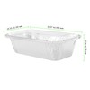 TAICHEUT 60 Pack 1.5 Lb Aluminum Loaf Pans, Silver Small
