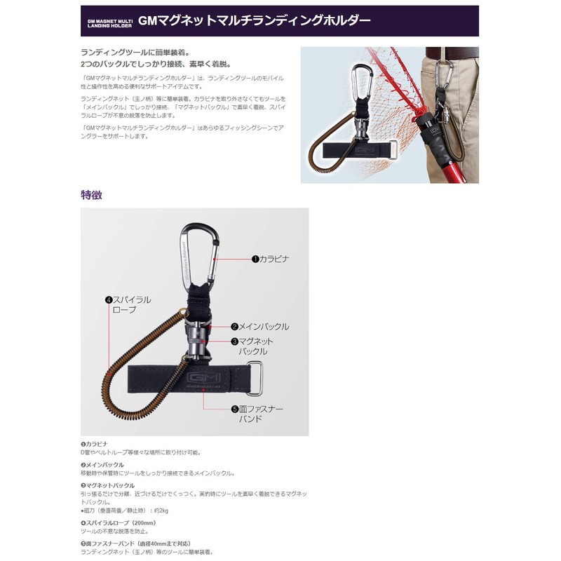 Golden Mean GM Magnet Multi Landing Holder #Blue